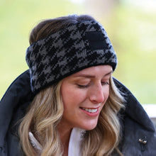 Load image into Gallery viewer, Houndstooth Knit Headband
