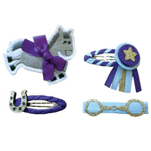 Load image into Gallery viewer, Gymkhana Luxury Hair Clips - Set Of 4