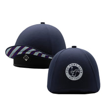 Load image into Gallery viewer, Official Junior Pony Club 2-In-1 Lycra Hat Silk