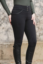 Load image into Gallery viewer, Soho Black Fleece Lined Winter Breeches