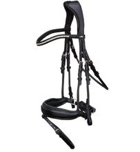 Load image into Gallery viewer, Schockemohle Malibu Rolled Dressage Bridle
