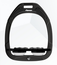 Load image into Gallery viewer, Flex-On Green Composite Flat Stirrups Black