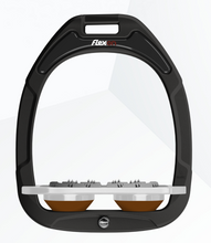 Load image into Gallery viewer, Flex-On Green Composite Flat Stirrups Black