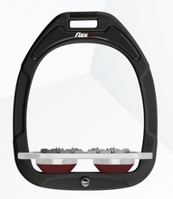 Load image into Gallery viewer, Flex-On Green Composite Flat Stirrups Black