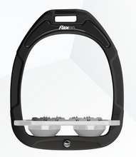 Load image into Gallery viewer, Flex-On Green Composite Flat Stirrups Black
