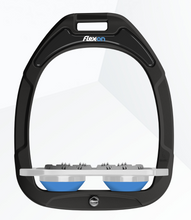 Load image into Gallery viewer, Flex-On Green Composite Flat Stirrups Black