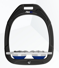 Load image into Gallery viewer, Flex-On Green Composite Flat Stirrups Black