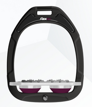 Load image into Gallery viewer, Flex-On Green Composite Flat Stirrups Black