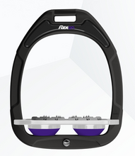 Load image into Gallery viewer, Flex-On Green Composite Flat Stirrups Black