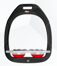 Load image into Gallery viewer, Flex-On Green Composite Flat Stirrups Black