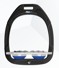 Load image into Gallery viewer, Flex-On Green Composite Flat Stirrups Black