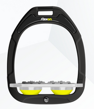 Load image into Gallery viewer, Flex-On Green Composite Flat Stirrups Black