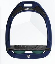 Load image into Gallery viewer, Flex-On Green Composite Flat Stirrups Navy