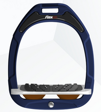 Load image into Gallery viewer, Flex-On Green Composite Flat Stirrups Navy
