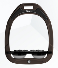 Load image into Gallery viewer, Flex-On Green Composite Flat Stirrups Brown