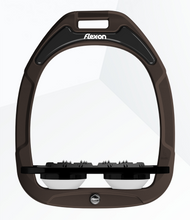 Load image into Gallery viewer, Flex-On Green Composite Flat Stirrups Brown