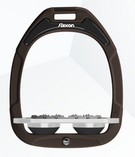Load image into Gallery viewer, Flex-On Green Composite Flat Stirrups Brown