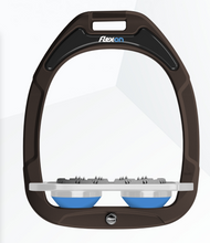 Load image into Gallery viewer, Flex-On Green Composite Flat Stirrups Brown