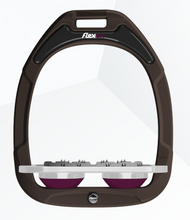 Load image into Gallery viewer, Flex-On Green Composite Flat Stirrups Brown