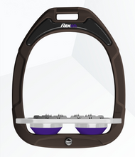 Load image into Gallery viewer, Flex-On Green Composite Flat Stirrups Brown