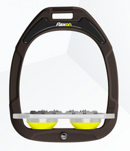 Load image into Gallery viewer, Flex-On Green Composite Flat Stirrups Brown