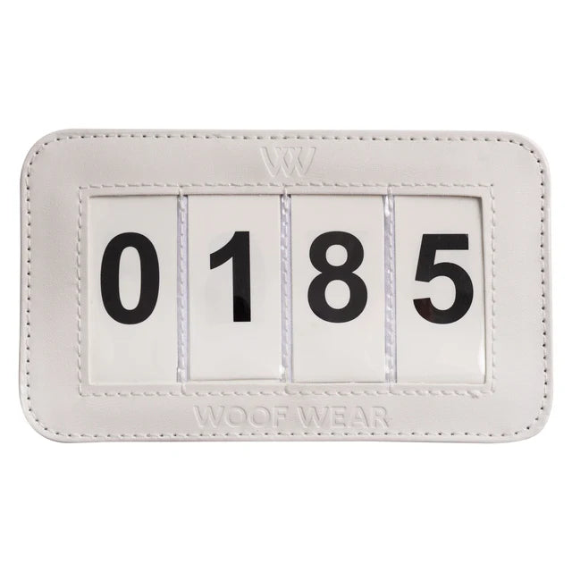 Woof Wear Saddle Cloth Number Holder 4 Digits