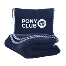 Load image into Gallery viewer, Official Pony Club 2-In-1 Blanket / Travel Pillow
