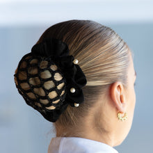 Load image into Gallery viewer, Satin Pearl Hair Scrunchies
