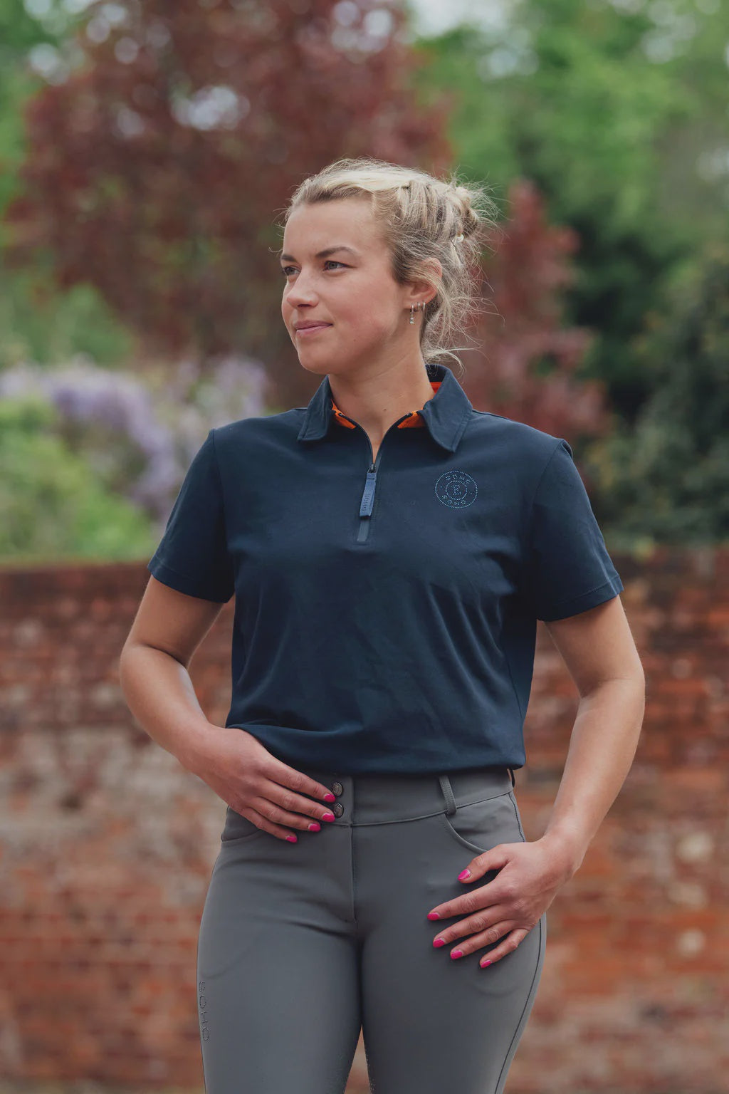 Soho Equestrian Navy Polo Shirt