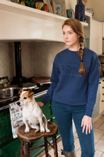 Load image into Gallery viewer, Soho Equestrian Navy Crew Sweatshirt
