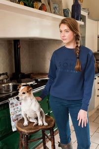 Soho Equestrian Navy Crew Sweatshirt