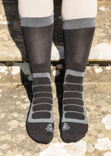Load image into Gallery viewer, Woof Wear Waffle Knit Bamboo Short Riding Socks
