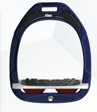 Load image into Gallery viewer, Flex-On Green Composite Flat Stirrups Navy
