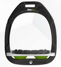 Load image into Gallery viewer, Flex-On Green Composite Inclined Stirrups Black
