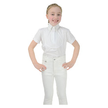 Load image into Gallery viewer, Hy Childrens Tilbury Short Sleeved Show Shirt
