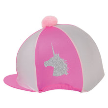 Load image into Gallery viewer, Unicorn Glitter Hat Cover by Little Rider

