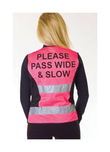 Load image into Gallery viewer, HyViz Waistcoat - Please Pass Wide &amp; Slow
