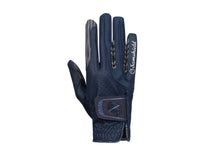 Load image into Gallery viewer, Samshield V-Skin Swarovski Navy Blue Crystal Gloves
