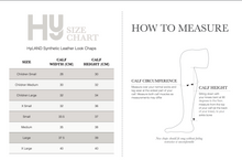 Load image into Gallery viewer, HyLAND Synthetic Combi Leather Chaps
