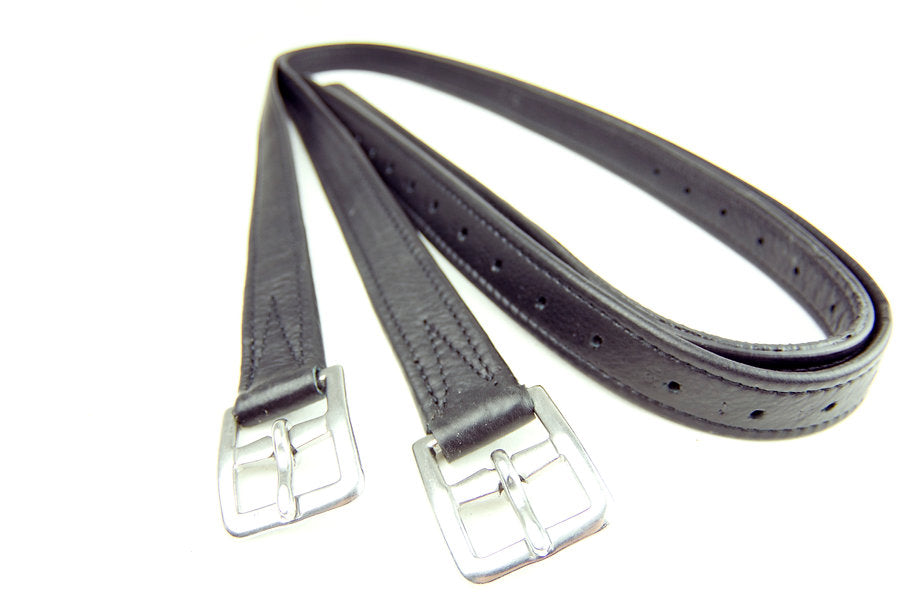 Dever Classic Curved Buckle Stirrups Leathers