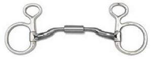 Myler 41045/47/48  04 Hanging Cheek Low Port Comfort Snaffle