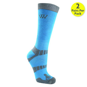 Woof Wear Waffle Knit Bamboo Short Riding Socks