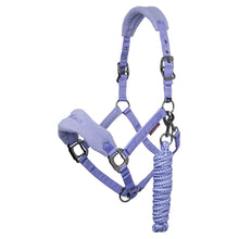 Load image into Gallery viewer, Le Mieux Vogue Fleece Headcollar &amp; Leadrope
