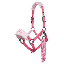 Load image into Gallery viewer, Le Mieux Vogue Fleece Headcollar &amp; Leadrope
